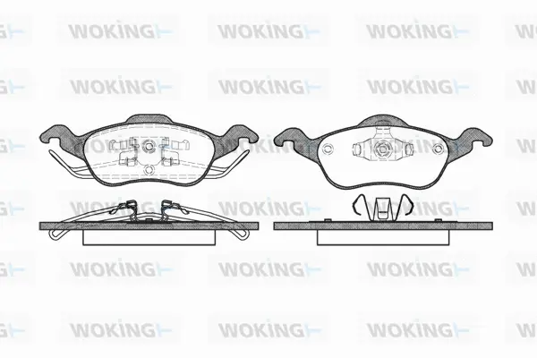 Brake Pad Set, disc brake (P7913.00)