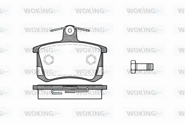 Brake Pad Set, disc brake (P0353.40)