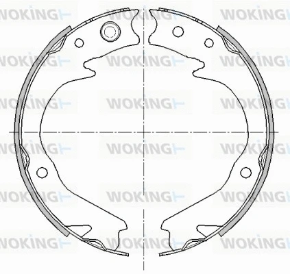 Brake Shoe, parking brake (Z4476.00)