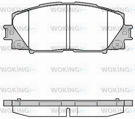 Brake Pad Set, disc brake (P13243.10)