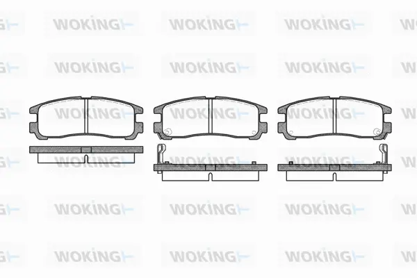Brake Pad Set, disc brake (P3913.02)