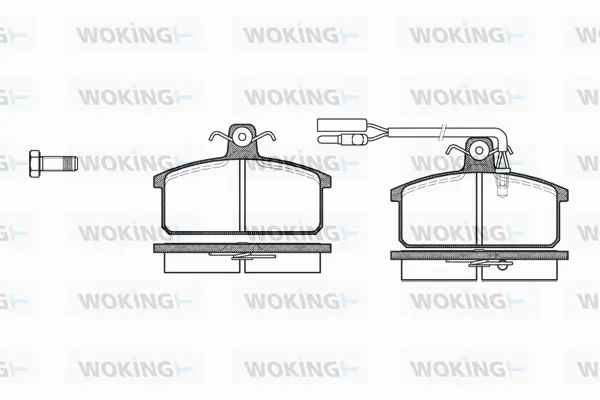 Brake Pad Set, disc brake (P0283.12)