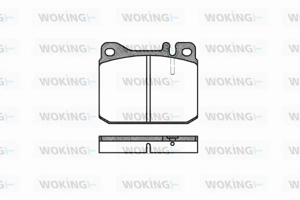 Brake Pad Set, disc brake (P1103.20)