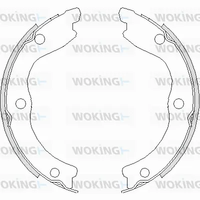Brake Shoe, parking brake (Z4736.00)