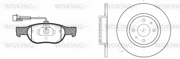 Brake Kit, disc brake (84883.00)