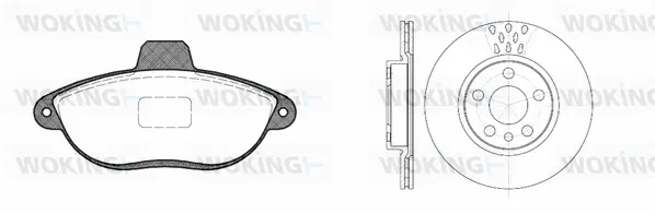 Brake Kit, disc brake (87023.00)