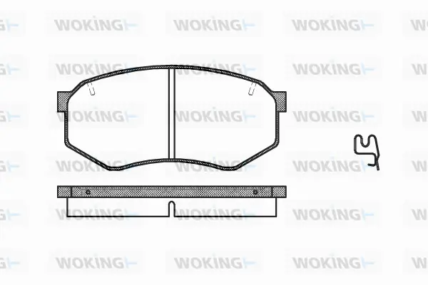 Brake Pad Set, disc brake (P0483.34)