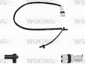 Warning Contact, brake pad wear (001099)