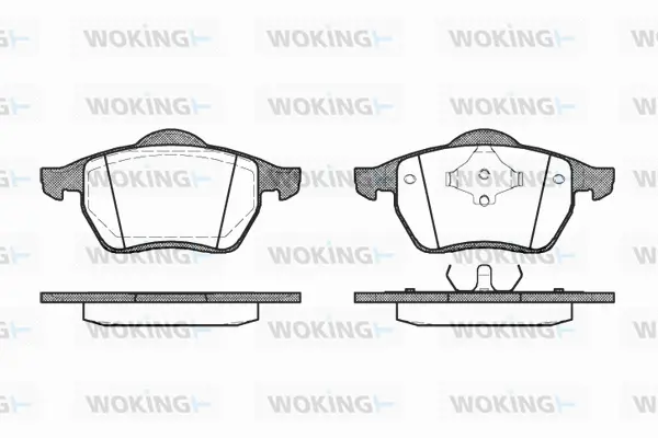 Brake Pad Set, disc brake (P2903.00)