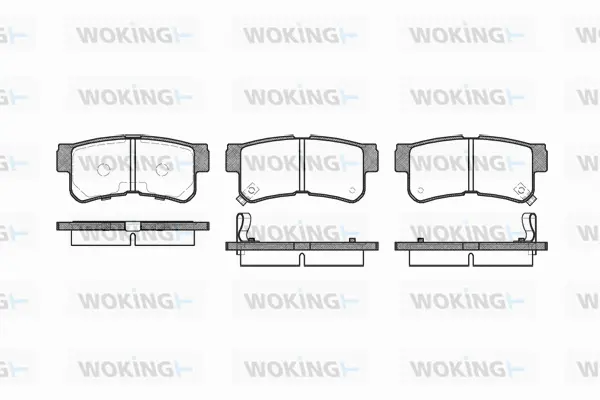 Brake Pad Set, disc brake (P6463.22)