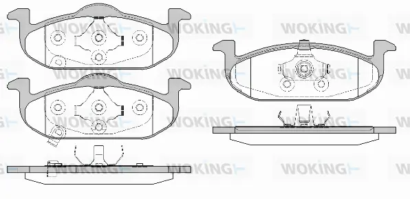 Brake Pad Set, disc brake (P15903.01)