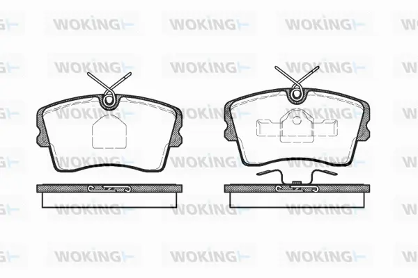 Brake Pad Set, disc brake (P0733.10)