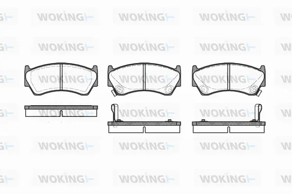 Brake Pad Set, disc brake (P4923.02)