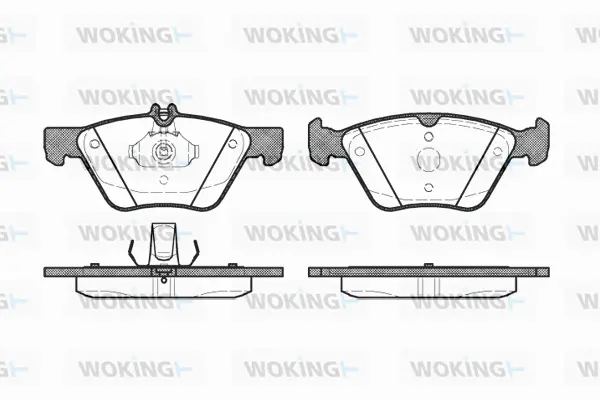 Brake Pad Set, disc brake (P7013.20)