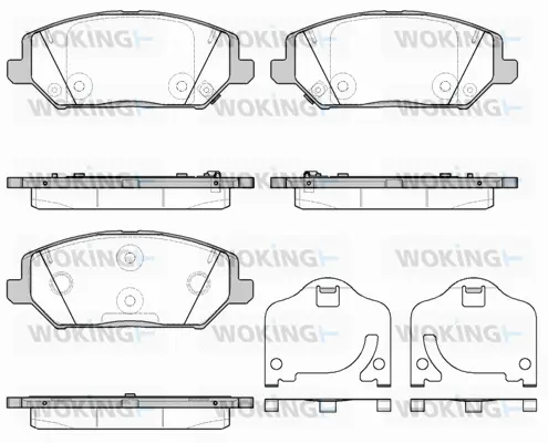 Brake Pad Set, disc brake (P16833.02)
