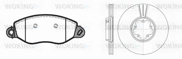 Brake Kit, disc brake (86723.02)