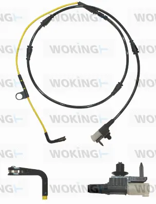 Warning Contact, brake pad wear (001137)