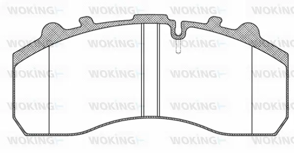Brake Pad Set, disc brake (JSA 7373.10)