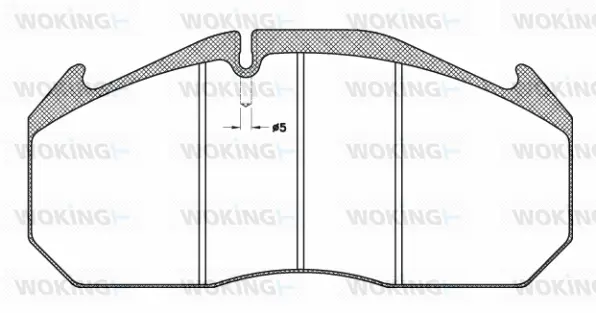 Brake Pad Set, disc brake (JSA 4063.11)