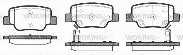 Brake Pad Set, disc brake (P15523.02)