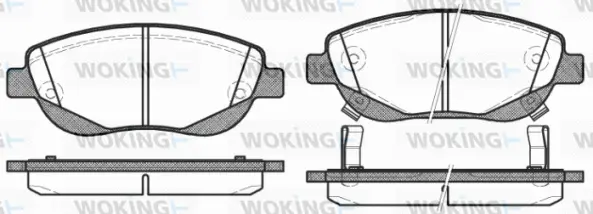 Brake Pad Set, disc brake (P15483.02)
