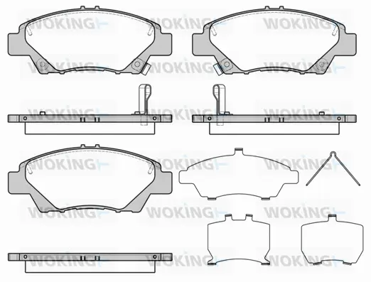 Brake Pad Set, disc brake (P12583.42)