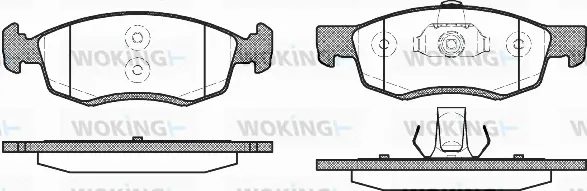 Brake Pad Set, disc brake (P0723.32)