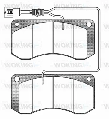 Brake Pad Set, disc brake (JSA 3583.41)