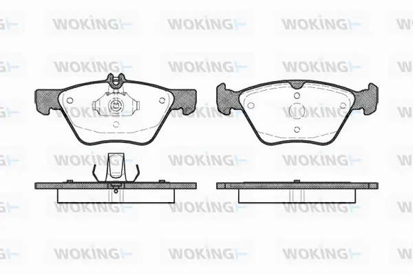 Brake Pad Set, disc brake (P7013.00)