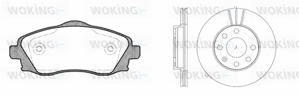 Brake Kit, disc brake (86743.01)