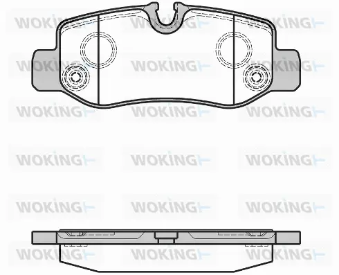 Brake Pad Set, disc brake (P17243.00)