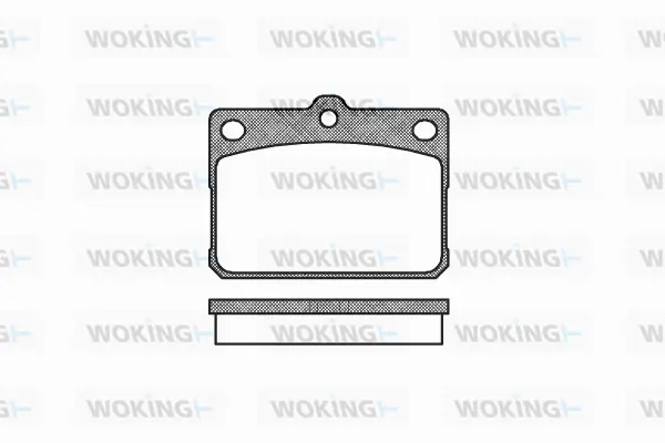 Brake Pad Set, disc brake (P1793.20)