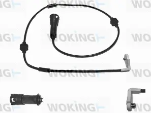 Warning Contact, brake pad wear (001029)