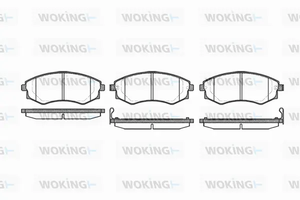 Brake Pad Set, disc brake (P2183.22)