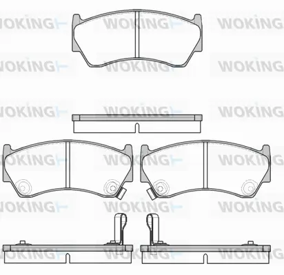 Brake Pad Set, disc brake (P4923.42)