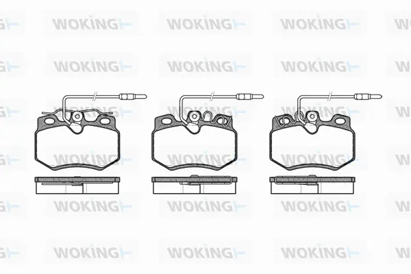 Brake Pad Set, disc brake (P0703.14)
