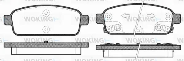 Brake Pad Set, disc brake (P15323.12)