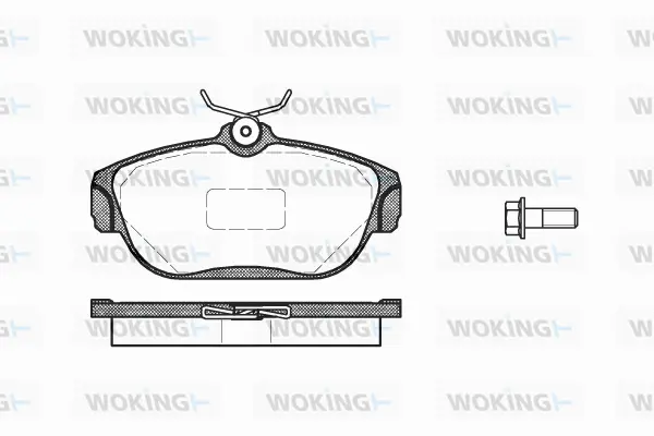 Brake Pad Set, disc brake (P2683.00)