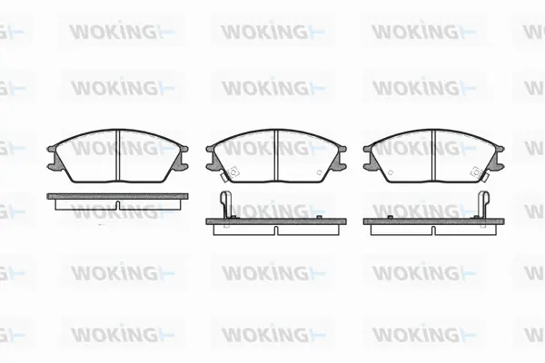 Brake Pad Set, disc brake (P3243.02)