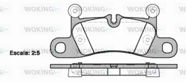 Brake Pad Set, disc brake (P12793.10)