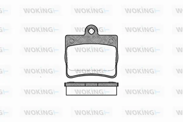 Brake Pad Set, disc brake (P7303.00)