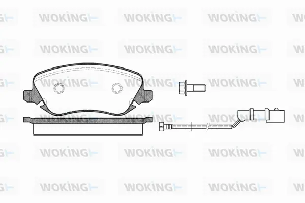 Brake Pad Set, disc brake (P9793.02)