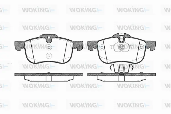 Brake Pad Set, disc brake (P6193.00)
