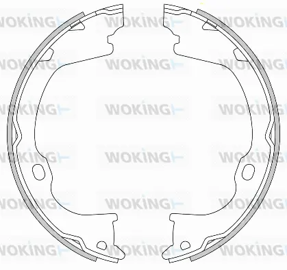 Brake Shoe, parking brake (Z4282.00)
