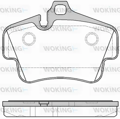 Brake Pad Set, disc brake (P6733.30)