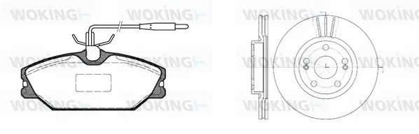Brake Kit, disc brake (83083.05)