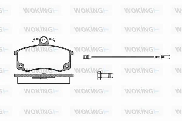 Brake Pad Set, disc brake (P3213.02)