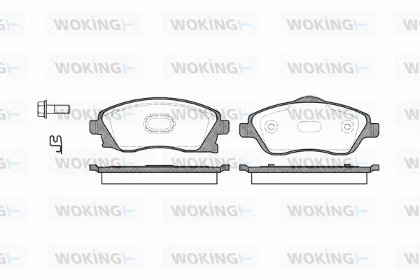 Brake Pad Set, disc brake (P6743.12)