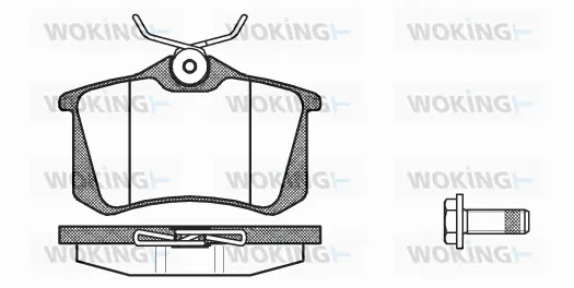 Brake Pad Set, disc brake (P3633.92)