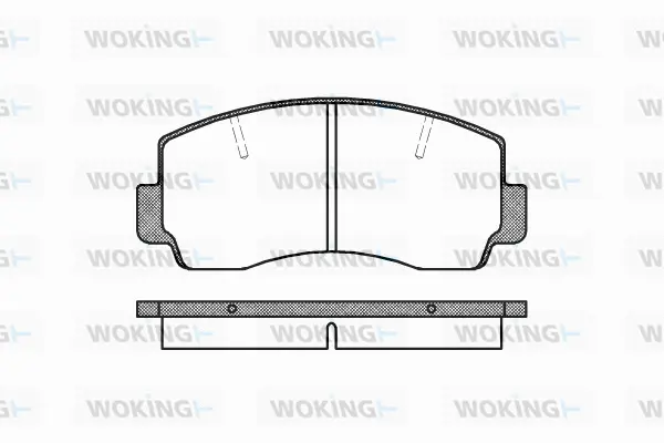 Brake Pad Set, disc brake (P1943.20)